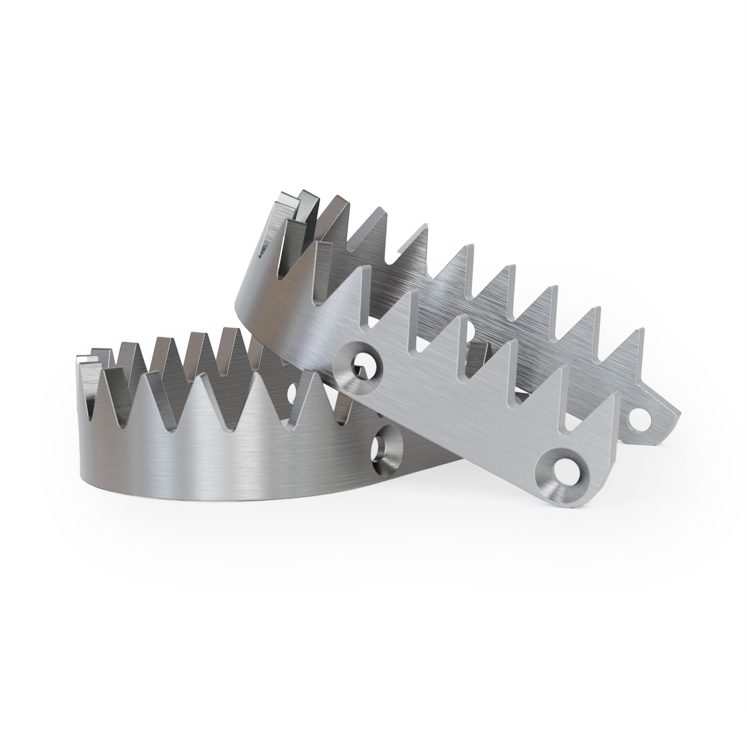 Pro Ti/Alu Footrest Plates