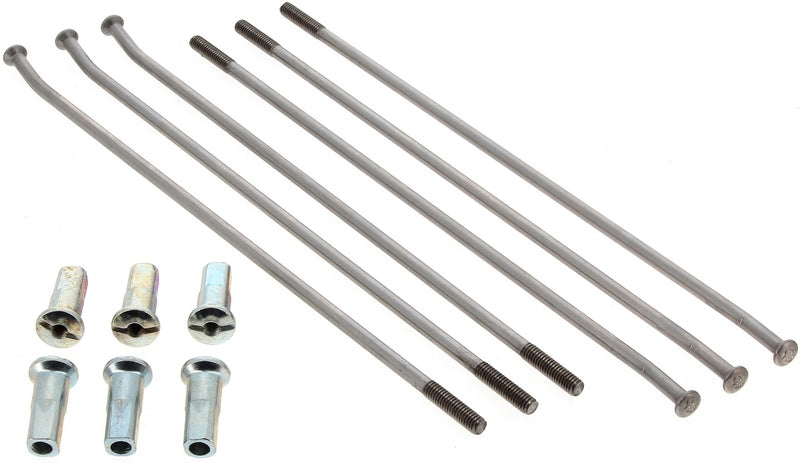 18" Spokes Set - Silver/Silver 32 spokes