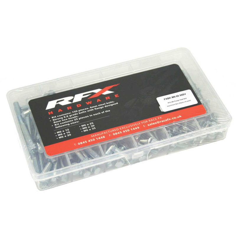 M6 Flange Head Bolt Assortment Box